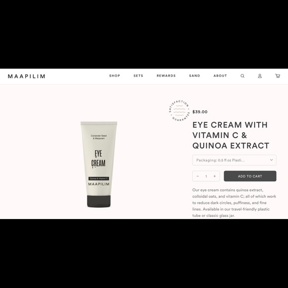 🤎NEW Maapilim Eye Cream Vitamin C&Quinoa Extract - Picture 4 of 7